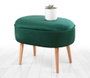 Atelier Del Sofa Moile - Puf de Terciopelo Verde